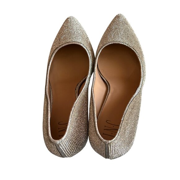 INC Zitah Rhinestone Embellished Pointed Toe Stiletto Heels Womens Size 8.5 Cham - Picture 11 of 11